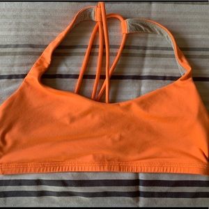 Lululemon Free To Be Bra Orange Size 6